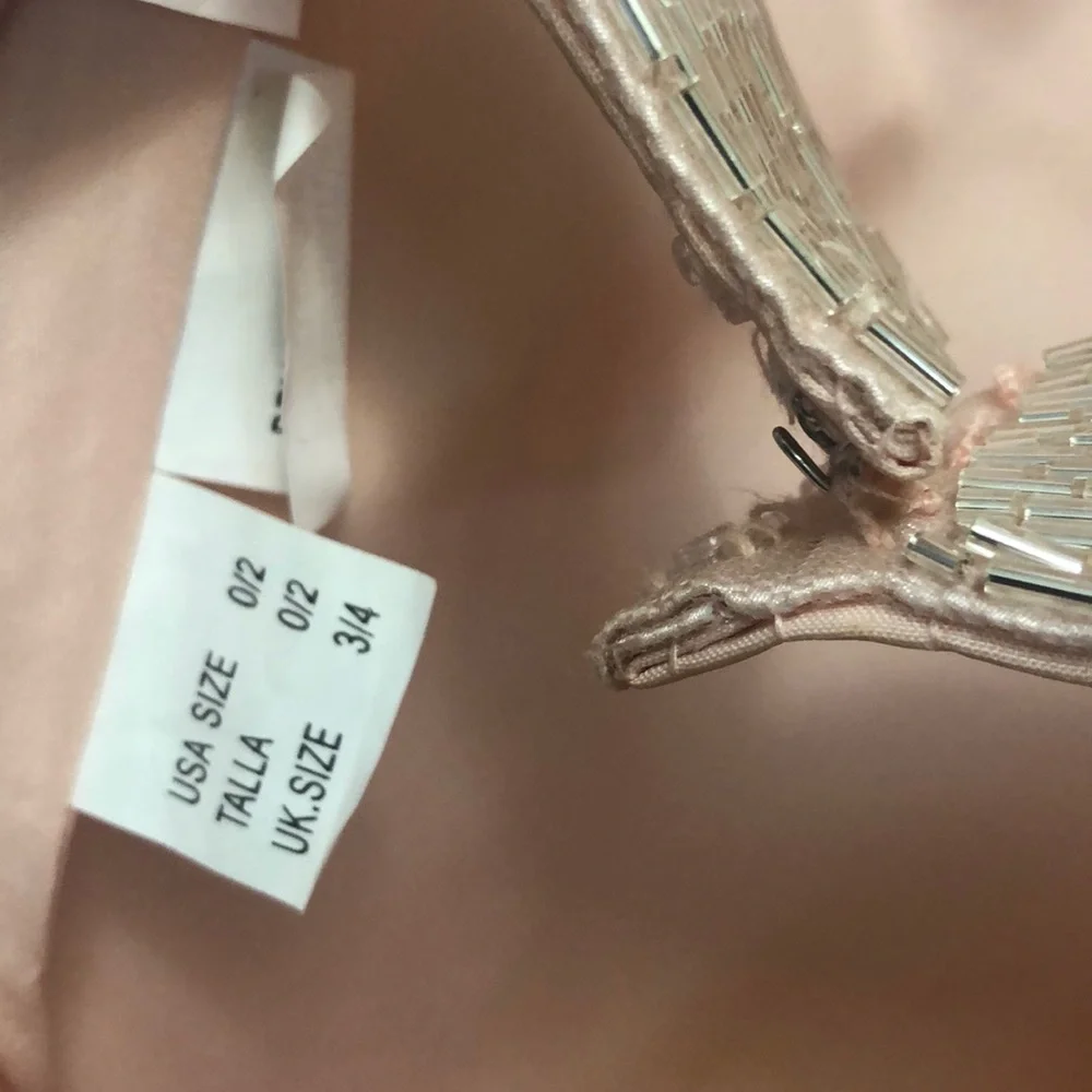 Pink chiffon prom dress - Picture 6 of 8